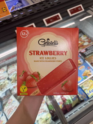 Billede af Gelatelli Strawberry Ice Lollies