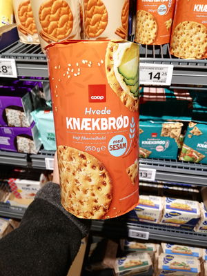 Billede af Coop Hvede Knækbrød med Sesam
