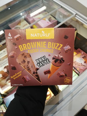Billede af Naturli' Brownie Buzz isvafler