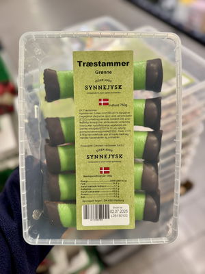 Billede af Synnejysk Træstammer Grønne Billede af Synnejysk Træstammer Grønne