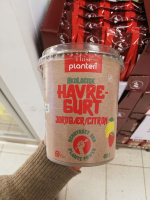 Billede af Thise planteri Havregurt Jordbær/Citron