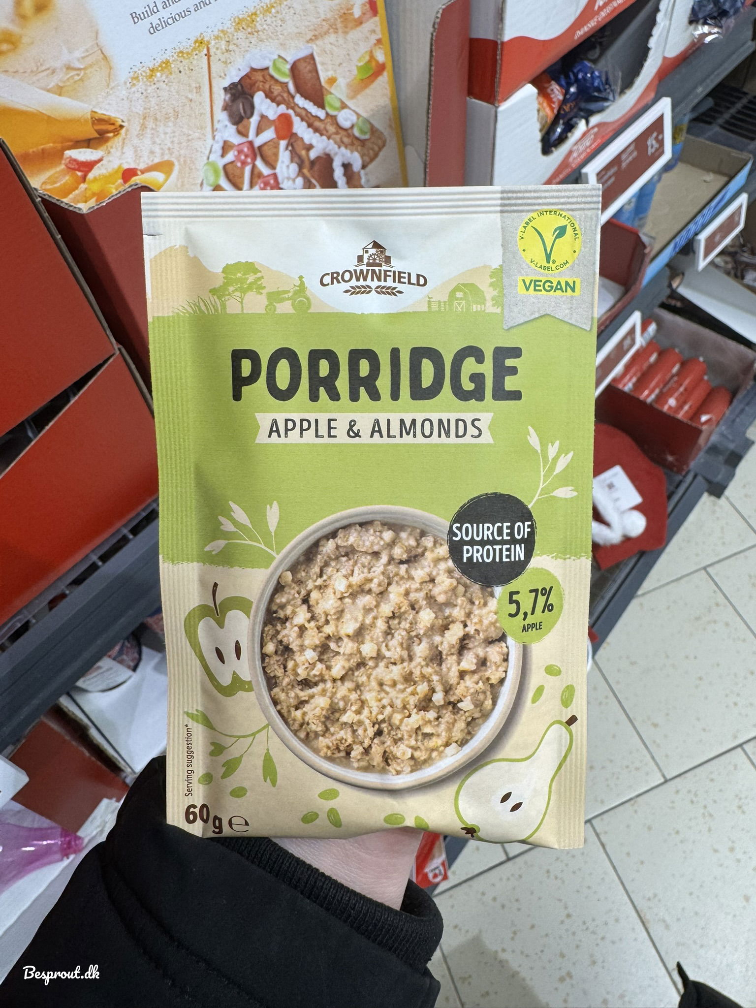 Billede af Crownfield Porridge Apple & Almonds